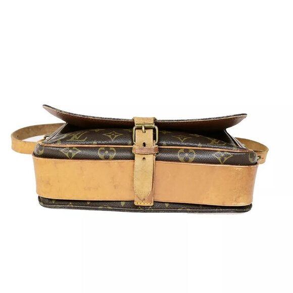 LOUIS VUITTON Cartouchiere GM Shoulder Bag Monogram Leather Brown - Picture 6 of 16